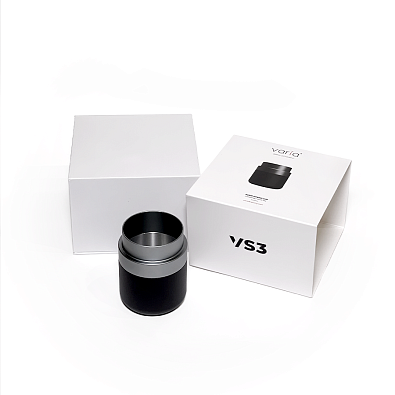 Баночка для молотого кофе для кофемолки VS3 58 мм, черная